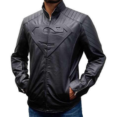 smallville replica jacket|Smallville Superman Black Leather Jacket.